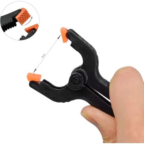 MODOU 20 Pièces 65mm Pinces à Ressort Pince à Ressort Pince Pinces Pinces à Ressort En Nylon Pour Arrière-plans De Studio Photo Travail Du Bois 3 MODOU 20 Pièces 65mm Pinces à Ressort Pince à Ressort Pince Pinces Pinces à Ressort En Nylon Pour Arrière-plans De Studio Photo Travail Du Bois – Image 3