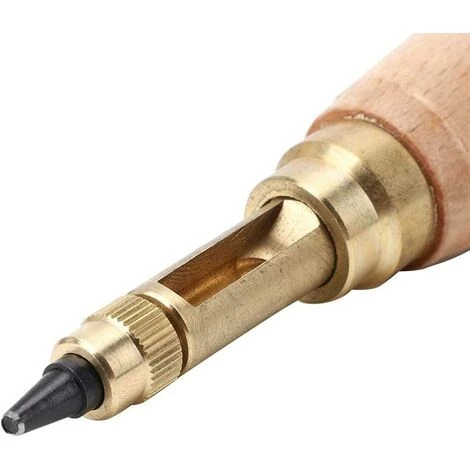 DECKON Outil De Perforation Pour Cuir Avec 6 Embouts, 1.5mm-4mm, Kit De Poinçonnage Manuel Pour Coudre En Cuir Papier Artisanat Poinçons 5 DECKON Outil De Perforation Pour Cuir Avec 6 Embouts, 1.5mm-4mm, Kit De Poinçonnage Manuel Pour Coudre En Cuir Papier Artisanat Poinçons – Image 5