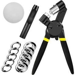 DECKON Pince Oeillet Pour Bache 300pcs Oeillets (10mm) Pour Toile Bâche Tente De Réparation