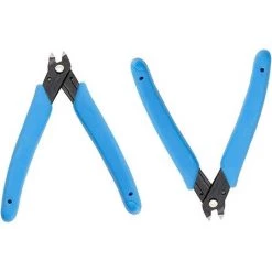 Pince Coupante Diagonale Pince Coupante Cisaille Pour Câble électrique, Precision Electrical Wire Cable Cutter Mini Pince Coupante Diagonal Side Cutter Flush Cutter, Lot De 2 GrooFoo