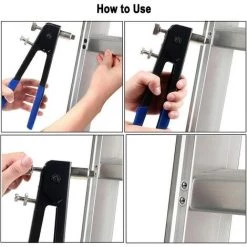 MODOU Filetée Rivet Écrou Kit, 86 Pcs Pince à Riveter Kit De Écrou Riveteuse Rivet Nutsert Gun Outil De Pince à Rveter Insert Fileté Pour Filetage M3 M4 M5 M6 M8 -Pince et tenaille Soldes 59826044 5