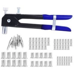 HAPPYSHOPPING 86 Pieces Ecrou Filete Rivet Pistolet M3-M8 Outil D'insertion Rivet Rivet Ecrou Ecrou Kit