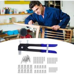 HAPPYSHOPPING 86 Pieces Ecrou Filete Rivet Pistolet M3-M8 Outil D'insertion Rivet Rivet Ecrou Ecrou Kit 7 HAPPYSHOPPING 86 Pieces Ecrou Filete Rivet Pistolet M3-M8 Outil D'insertion Rivet Rivet Ecrou Ecrou Kit -Pince et tenaille Soldes 59852000 3