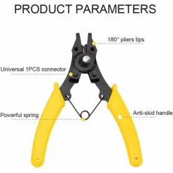 TANCYCO Pinces à Circlips Multifonctions Portables Portables Ensemble De Pinces à Circlips Externes Internes Avec 45° 90° 180° Interchangeable Pinces Conseils Anneaux Remover,jaune 7 TANCYCO Pinces à Circlips Multifonctions Portables Portables Ensemble De Pinces à Circlips Externes Internes Avec 45° 90° 180° Interchangeable Pinces Conseils Anneaux Remover,jaune -Pince et tenaille Soldes 59867772 3