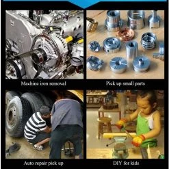 AOUGO Outil De Ramassage Magnétique Flexible 1 Pièce, Balai Magnétique Mécanique à Aimant Flexible Portable Pour La Cueillette De Petites Pièces, écrous, Boulons, Vis, Clés, Pièces Automobiles 590 Mm -Pince et tenaille Soldes 59991019 3