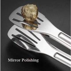 GRID COOL Pinces Cuisine Ensemble, Pince Barbecue En Acier Inoxydable,3 PincesAnti-adhésive Et Résistant à La Chaleur De Pinces Grill Pour (argent)(33,8 Cm, 28,2 Cm, 24,1 Cm) -Pince et tenaille Soldes 60029704 5