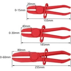 JOORRT Pince Tuyau Carburant 3 Pièces Pinces Pour Tuyau Flexible Pinces Durite D'eau Colliers De Serrage 9 JOORRT Pince Tuyau Carburant 3 Pièces Pinces Pour Tuyau Flexible Pinces Durite D'eau Colliers De Serrage -Pince et tenaille Soldes 60186017 5