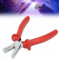 2.5 Pince À Câble Rouge 0.25-2.5Mm² Pince À Dénuder Les Fils Outils D'Électricien FUIENKO -Pince et tenaille Soldes 60307142 4