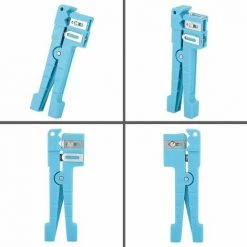 MODOU Câble Coaxial Gaine De Fibre Optique Dénudeur De Câble Coupe-câble Pince à Dénuder Outil De Dénudage L'industrie Pour Dénuder La Fibre Simplex Variété Câbles à Fibre Optiq(45-163) -Pince et tenaille Soldes 60400190 5