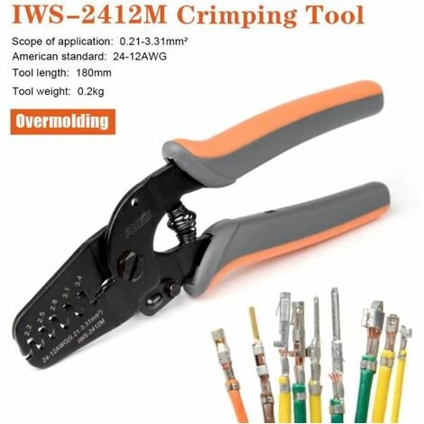 PINCE DE SERRAGE--Outils De Sertissage, Pince à Dénuder IWS 2412M - IWS 2820M FUIENKO 2 PINCE DE SERRAGE--Outils De Sertissage, Pince à Dénuder IWS 2412M - IWS 2820M FUIENKO – Image 2