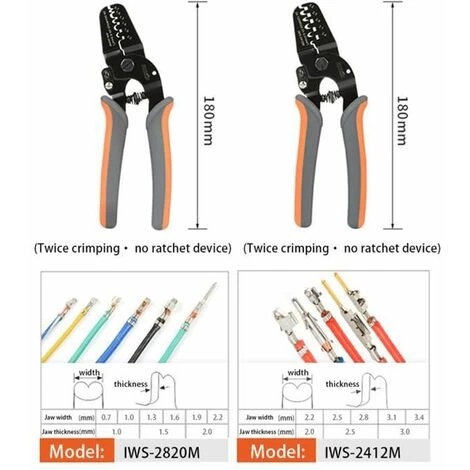 PINCE DE SERRAGE--Outils De Sertissage, Pince à Dénuder IWS 2412M - IWS 2820M FUIENKO 4 PINCE DE SERRAGE--Outils De Sertissage, Pince à Dénuder IWS 2412M - IWS 2820M FUIENKO – Image 4
