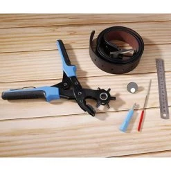 Cisea Pince Perforatrice Cuir 6 Tailles Emporte-pièce Revolver Belt Punch De Précision Pour Perforer Feutre Textiles Papier -Pince et tenaille Soldes 60606713 5