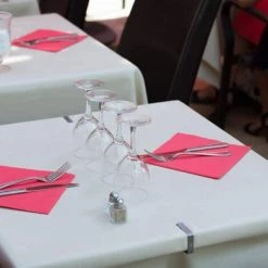 ZOLGINAH Pince Nappe Inoxydable, 12 Pièces Pinces Pour Nappe De Table, Pince Nappe Clip Exterieur Ajustable, Attache Nappe Jardin Pour Cuisine Bureau Restaurant Pique-Nique Mariage Fête, 5 X 4 Cm -Pince et tenaille Soldes 60652236 4