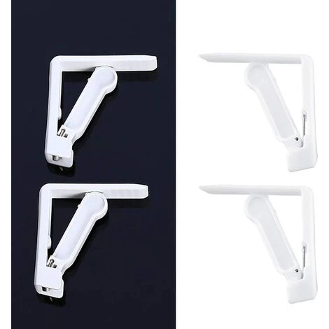 NAXUNNN Lot De 4 Pinces De Nappe En Plastique Blanc Avec Pince Réglable à Haute Tension, épaisseur De Table D'env. 4,5cm, Pince De Table Pour Jardin, Pique-Nique, Fête, Cuisine Et Restaurant. 5,8x5,8x1,5 Cm 3 NAXUNNN Lot De 4 Pinces De Nappe En Plastique Blanc Avec Pince Réglable à Haute Tension, épaisseur De Table D'env. 4,5cm, Pince De Table Pour Jardin, Pique-Nique, Fête, Cuisine Et Restaurant. 5,8x5,8x1,5 Cm – Image 3