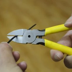 FONTAINEBLEAU Pince Coupante Diagonale 6 ``, Coupe-fil Professionnel Avec Tranchant En Acier Allié Au Chrome Vanadium Haute Résistance,une Pièce,Fonepro -Pince et tenaille Soldes 60695727 5