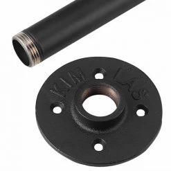 GETLITOOL 4x Pieds De Table Tube En Métal Base De Meuble 42cm Brides 3/4" Meubles Industriels -Pince et tenaille Soldes 61048633 3