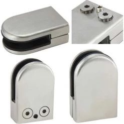 HIASDFLS 8 PCS (6-8mm) Pince à Verre, En Acier Inoxydable 304 Support De Serrage Clamp Clip Plat Main Courante Fenêtre Balustrade Réglable Escalier Salle De Bains 8 HIASDFLS 8 PCS (6-8mm) Pince à Verre, En Acier Inoxydable 304 Support De Serrage Clamp Clip Plat Main Courante Fenêtre Balustrade Réglable Escalier Salle De Bains -Pince et tenaille Soldes 61242924 4