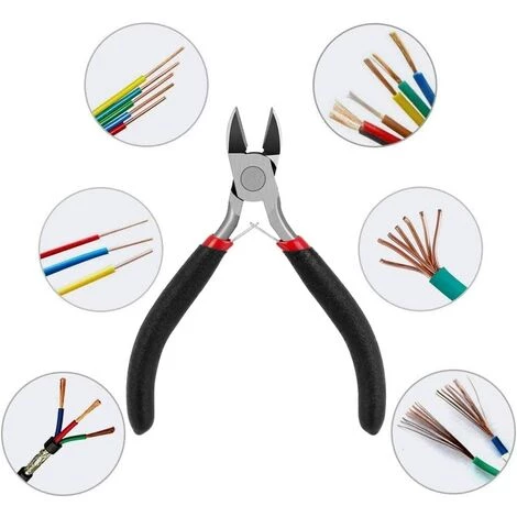LYCXAMES 4.5 Inch Mini Pince Coupante Précision - Acier Inox&Poignées Anti-Dérapant - Tenaille Pince Coupante Diagonale Pour Coupe Fil D'Électronique, Métal Mou, DIY Craft, Bijoux 3 LYCXAMES 4.5 Inch Mini Pince Coupante Précision - Acier Inox&Poignées Anti-Dérapant - Tenaille Pince Coupante Diagonale Pour Coupe Fil D'Électronique, Métal Mou, DIY Craft, Bijoux – Image 3