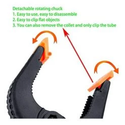 LITZEE Pièces Pince à Ressort, Pinces à Ressort En Nylon Pour Papier Mousseline Pinces à Ressort Outils Pinces à Bois Pince à Rideau En Toile De Bois (11,5 * 8,5 Cm) -Pince et tenaille Soldes 61335009 4