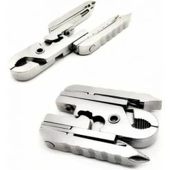 NAXUNNN Pince à Outils Multifonctions Tech Mini Pliable à Chaîneportable Mini Tournevis Combiné Extérieur, Décapsuleur Et Tournevis Et Extracteur De Fil Et Règle En Pouces Et Pince Pour Carte SIM 15 à 1 -Pince et tenaille Soldes 61356434 4