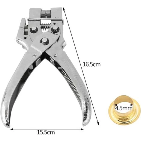 LYCXAMES Pince Perforatrice Pince De Forage Multifonctionnel Perforateur à Rivet Creux Pour Vêtements Ceinture En Cuir Avec 100 Œillets 2 LYCXAMES Pince Perforatrice Pince De Forage Multifonctionnel Perforateur à Rivet Creux Pour Vêtements Ceinture En Cuir Avec 100 Œillets – Image 2