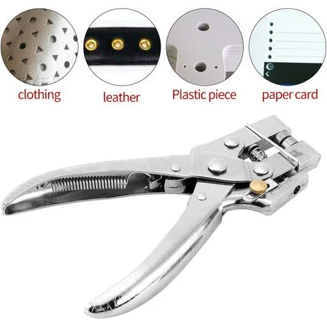 LYCXAMES Pince Perforatrice Pince De Forage Multifonctionnel Perforateur à Rivet Creux Pour Vêtements Ceinture En Cuir Avec 100 Œillets 4 LYCXAMES Pince Perforatrice Pince De Forage Multifonctionnel Perforateur à Rivet Creux Pour Vêtements Ceinture En Cuir Avec 100 Œillets – Image 4