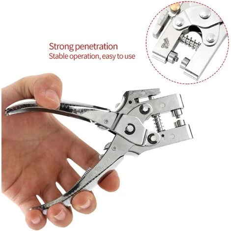 LYCXAMES Pince Perforatrice Pince De Forage Multifonctionnel Perforateur à Rivet Creux Pour Vêtements Ceinture En Cuir Avec 100 Œillets 5 LYCXAMES Pince Perforatrice Pince De Forage Multifonctionnel Perforateur à Rivet Creux Pour Vêtements Ceinture En Cuir Avec 100 Œillets – Image 5