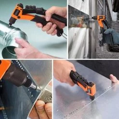 TODOT Pince à Rivets 4 En 1, 80 Rivets, 4 Écrous (2,4mm-3,2mm-4mm-4,8mm), Professionnel Durable - HHR3A -Pince et tenaille Soldes 61659558 5