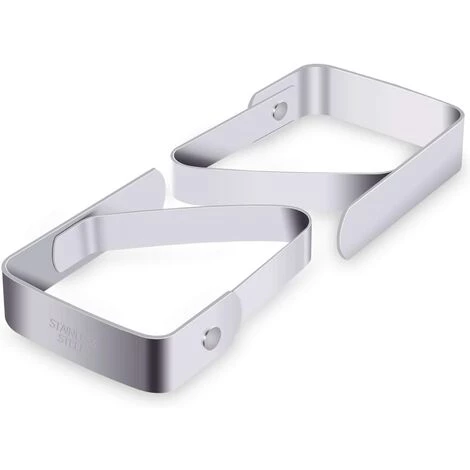 LYCXAMES 8 Pinces à Nappe En Acier Inoxydable, Pinces à Nappes, Pinces à Couvertures De Table, Pinces à Nappes, Pinces à Nappes - Argent 3 LYCXAMES 8 Pinces à Nappe En Acier Inoxydable, Pinces à Nappes, Pinces à Couvertures De Table, Pinces à Nappes, Pinces à Nappes - Argent – Image 3