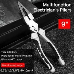 Pince à Dénuder à Sertir, Pince Diagonale Universelle, Pince à Nez à Aiguille, Outils De Quincaillerie, Coupe Fil U VR19351412 FUIENKO