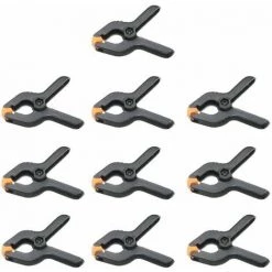 Jeu De Pinces à Ressort,Pince De Serrage,Travaux Du Bois Et Studio De Photographie,10 Pièces FUIENKO -Pince et tenaille Soldes 63779714 3