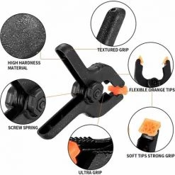 SINCèREETALI 20 Pièces Pinces à Ressort, 2 Pouces Pinces Clips, Pince De Serrage Serre-joint Pour Travaux Du Bois Et Studio De Photographie -Pince et tenaille Soldes 63818706 3