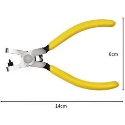 FR-LIFE Pince à Perforer Les Trous Jaune Oeillet En Cuir Bande Sangle Lien Ceinture Réparation à La Main Outils De Poinçon Magasin Famille Couramment Utilisé, BR-Vie -Pince et tenaille Soldes 63923459 3