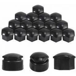 GETLITOOL Bouchons à Vis 20pcs 17mm Pour Voitures Cache-écrou Pour Roue De Voiture Avec Extracteur