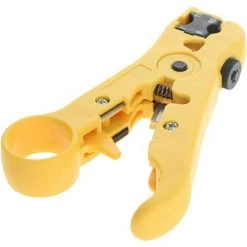 AOUGO Coupe-fil à Dénuder Pour Outil Universel De Dénudage De Câble Coaxial Rond Ou Plat Avec Emballage De Carte Jaune 1 Pièces -Pince et tenaille Soldes 63966941 4