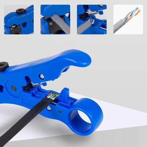 SLBRILLèRE Outil De Dénudage De Câble Réseau 1PC, Câble Coaxial Et Câble De Données 5 SLBRILLèRE Outil De Dénudage De Câble Réseau 1PC, Câble Coaxial Et Câble De Données – Image 5