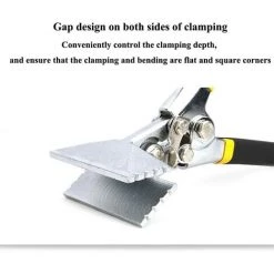 Pince à Plier, Les Tôles Pince Manuelle Sertisseuse à Poignée Antidérapante Pince à Sertir (Droite) - DKSFJKL -Pince et tenaille Soldes 64099850 3