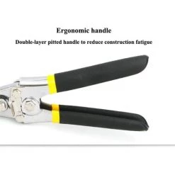 Pince à Plier, Les Tôles Pince Manuelle Sertisseuse à Poignée Antidérapante Pince à Sertir (Droite) - DKSFJKL -Pince et tenaille Soldes 64099850 4