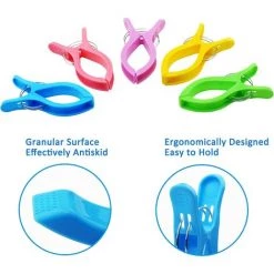 MEZHENG Grosses Pinces à Transat 16*8*2,4cm, Ipow 10PCS Pinces à Linge En Plastique Ressorts Renforcés Epingles à Clips Pour Serviette De Plage/Vêtement/Couettes/Draps,Utilisé Maison Ou Vacances,Multicolores 9 MEZHENG Grosses Pinces à Transat 16*8*2,4cm, Ipow 10PCS Pinces à Linge En Plastique Ressorts Renforcés Epingles à Clips Pour Serviette De Plage/Vêtement/Couettes/Draps,Utilisé Maison Ou Vacances,Multicolores -Pince et tenaille Soldes 64119759 5