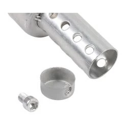 GETLITOOL Echappement Silencieux Moto 2 Pièces Insert Chicane DB Killer Universel échappement Silencieux Moto 45mm Court -Pince et tenaille Soldes 64119794 3