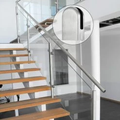 FOZIY Pince à Verre Pince De Verre En Acier Inoxydable Supports De Serrage En Verre De 6 à 8 Mm Clip En Verre Réglable Connexion à Dos Plat Pour Balustrade Escalier Main Courante 6 Pièces，argent -Pince et tenaille Soldes 64137165 4