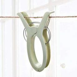 MEZHENG Grosses Pince Serviette Pinces à Transat Renforcés Épingles En Plastique Pour Serviette De Plage, Couverture, Vêtements, Tapis, Grande Taille, Bleu, Vert, Gris, 6 Pièces -Pince et tenaille Soldes 64159380 4