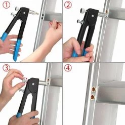 MEZHENG 150 Pièces Écrous à Rivets M3 M4 M5 M6 M8 M10 Kit D'Assortiment D'Inserts De Filetage En Acier Au Carbone Galvanisé 150x Écrous à Rivets Aveugles à Tête Plate 9mm 11mm 13mm 15mm 18mm 21mm -Pince et tenaille Soldes 64159533 3