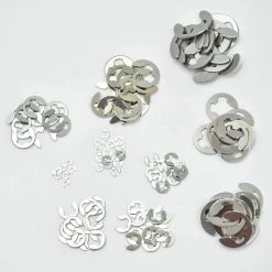 EAUDACè Lot De 130 Kit Anneau Circlip En E, 1,5mm-10mm Type E Anneau De Retenue En Acier Inoxydable Assortiment Avec Boîte De Rangement Pour Atelier, Bricoleur -Pince et tenaille Soldes 64174737 5