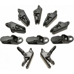 LIFCAUSAL Lot De 10 Pinces à Bâche Pour Auvent, Cintres à Pression, Outil De Survie Pour Tente De Camping -Pince et tenaille Soldes 64401251 5