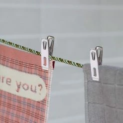 SLBRILLèRE Lot De 20 Pinces à Linge INOX , 5 Cm Petites Pinces à Linge Métal Pince Linge Inoxydable Epingle A Linge( Argent ) -Pince et tenaille Soldes 64494798 4