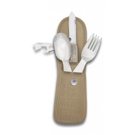 MARTINEZ ALBAINOX Set Couverts Camping Avec étui 1 MARTINEZ ALBAINOX Set Couverts Camping Avec étui