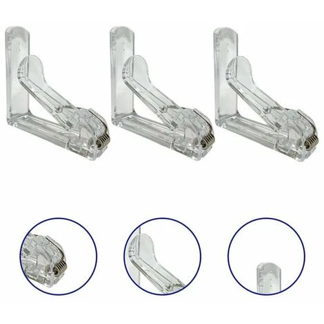 8pcs5.8x5.6cm Nappe De Couleur Transparente Nappe Boucle Clip Plastique Transparent Avec Clip De Nappe Nappe à Ressort,HANBING 3 8pcs5.8x5.6cm Nappe De Couleur Transparente Nappe Boucle Clip Plastique Transparent Avec Clip De Nappe Nappe à Ressort,HANBING – Image 3