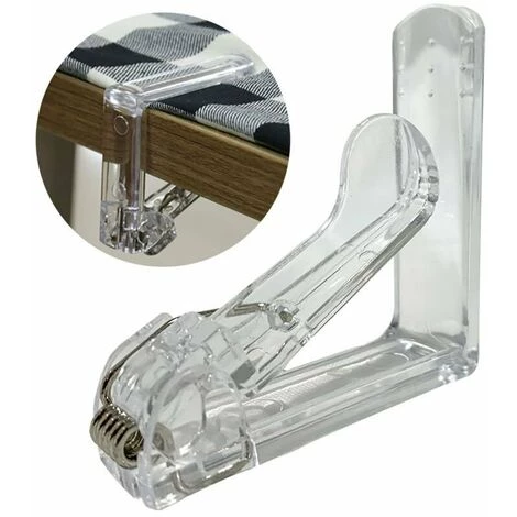 8pcs5.8x5.6cm Nappe De Couleur Transparente Nappe Boucle Clip Plastique Transparent Avec Clip De Nappe Nappe à Ressort,HANBING 4 8pcs5.8x5.6cm Nappe De Couleur Transparente Nappe Boucle Clip Plastique Transparent Avec Clip De Nappe Nappe à Ressort,HANBING – Image 4