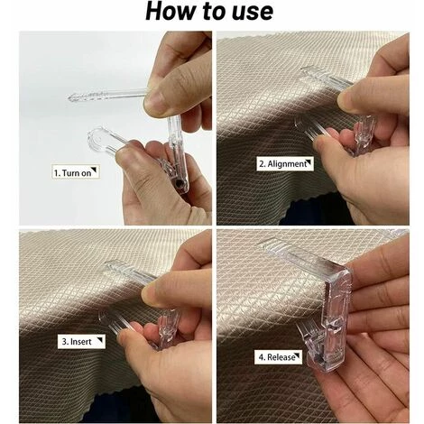 8pcs5.8x5.6cm Nappe De Couleur Transparente Nappe Boucle Clip Plastique Transparent Avec Clip De Nappe Nappe à Ressort,HANBING 5 8pcs5.8x5.6cm Nappe De Couleur Transparente Nappe Boucle Clip Plastique Transparent Avec Clip De Nappe Nappe à Ressort,HANBING – Image 5